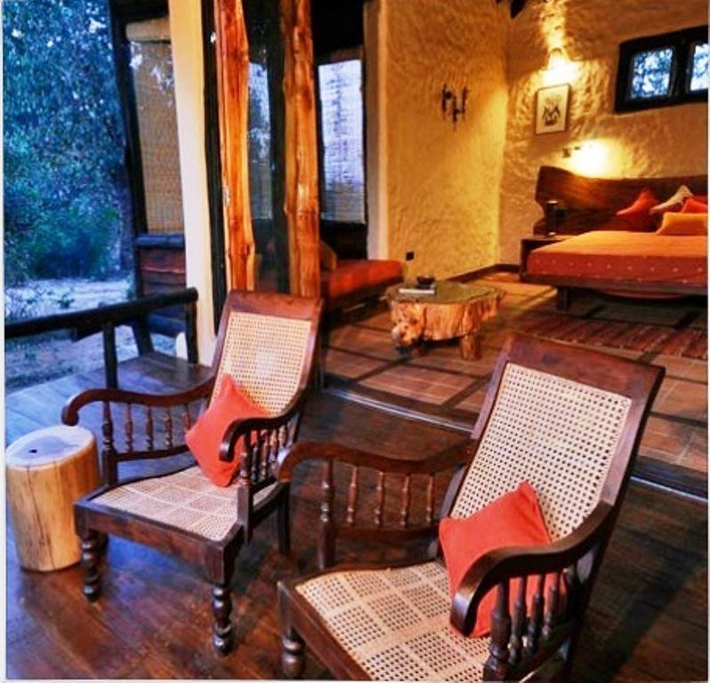 Kanha Earth Lodge Mandlā Værelse billede